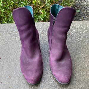 Arche Purple Suede Booties